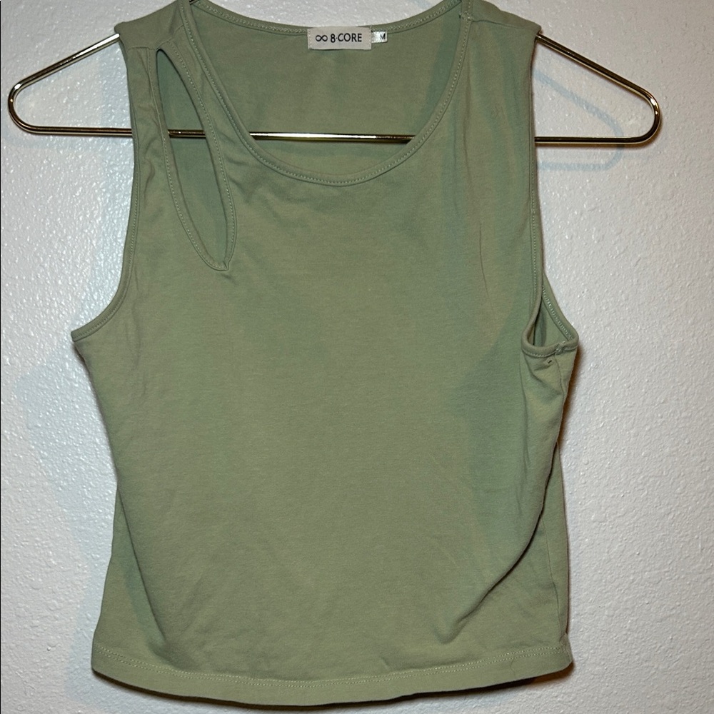 Olive Green Tank Top